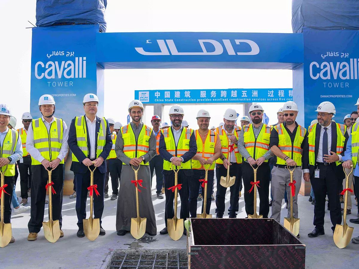 DAMAC Completes Topping Out of World's First Cavalli-Branded Tower in Dubai Marina